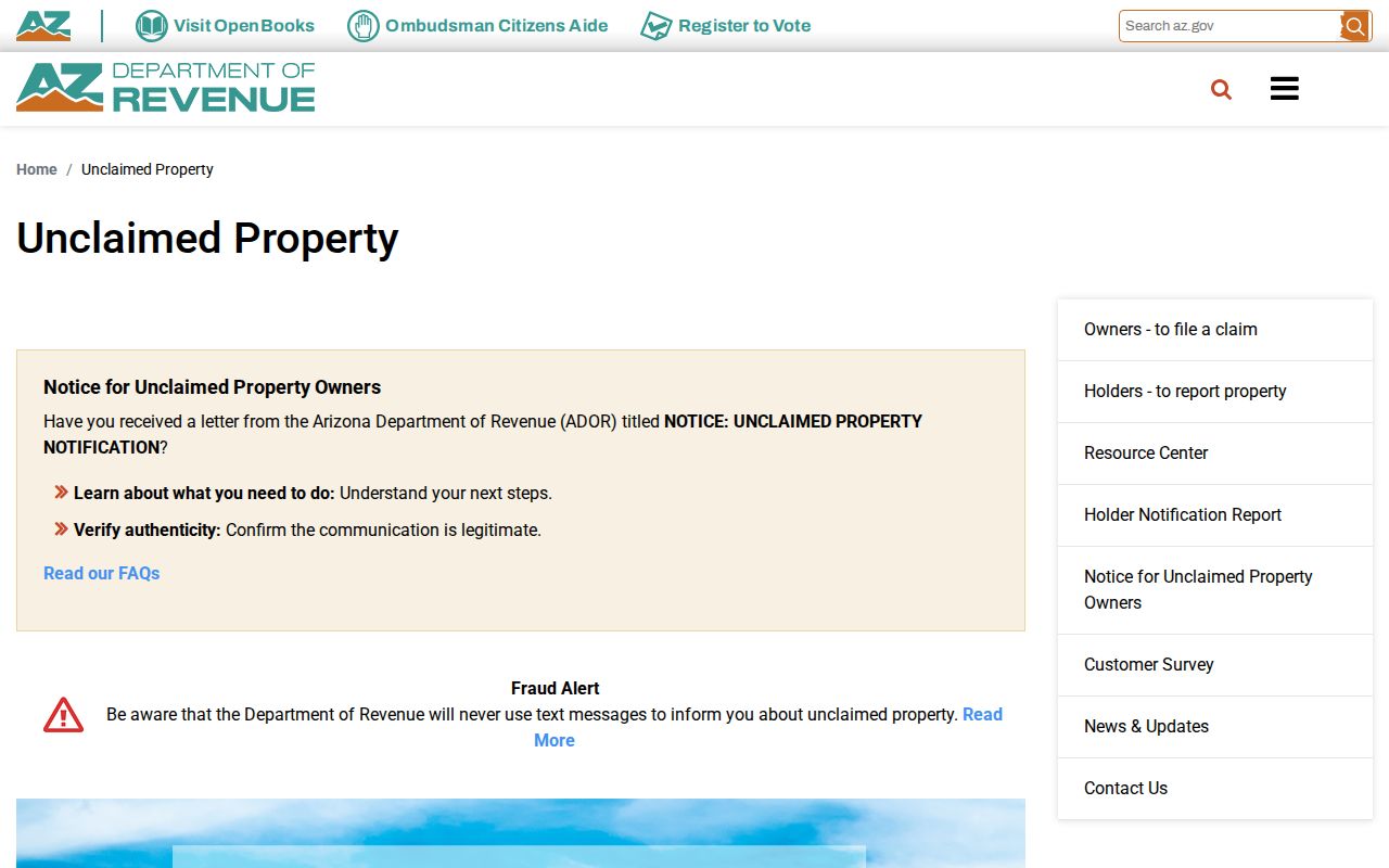 Arizona unclaimed property search for a Yavapai County residents directory heir lookup